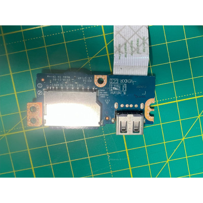Дод. плата Dell Inspiron 15 3580 3582 3583 3585 плата usb, Reader Card, CMOS Battery CR2032 (LS-G711P) б/в