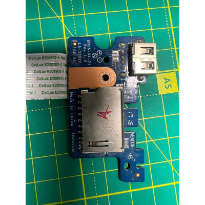 Додаткова плата USB, Cardreader для ноутбука HP 250 G4, 255 G4, 250 G5, 255 G5, 15-AC, 15-AY, 15-BA, 15-AF б/в Додаткова плата USB, Cardreader для ноутбука HP 250 G4, 255 G4, 250 G5, 255 G5, 15-AC, 15-AY, 15-BA, 15-AF б/в