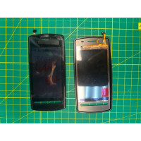 Сенсор для Nokia 600 с панелью (черный, оригинальный, PRC) Сенсор для Nokia 600 с панелью (черный, оригинальный, PRC)