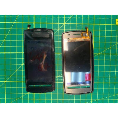 Сенсор для Nokia 600 з панеллю (чорний, оригінальний, PRC)