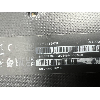 Нижня кришка для ноутбука Acer Aspire A115-22, A315-23G, A315-43, A315-55, A315-57, Extensa EX215-22G (Б/в) Нижня кришка для ноутбука Acer Aspire A115-22, A315-23G, A315-43, A315-55, A315-57, Extensa EX215-22G (Б/в)