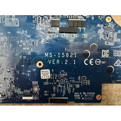 Материнська плата MSI GF76, GF66, GE66, GE76 (MS-15821) CPU i7-11800H SRKT3, GPU RTX 3050 Б/В Материнська плата MSI GF76, GF66, GE66, GE76 (MS-15821) CPU i7-11800H SRKT3, GPU RTX 3050 Б/В