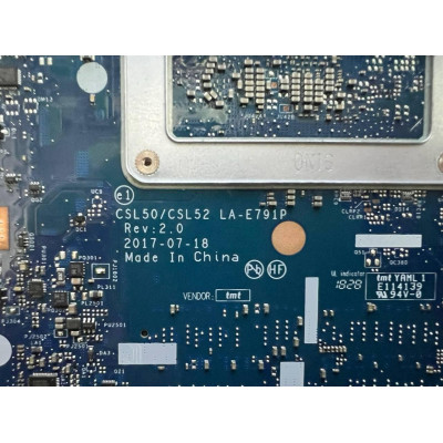 Материнська плата HP 250 G6 (LA-e791p Rev 2.0) з процесором i3-6006U Б/В Материнська плата HP 250 G6 (LA-e791p Rev 2.0) з процесором i3-6006U Б/В