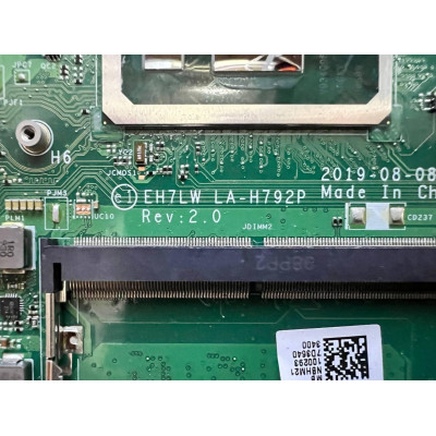 Плата-донор для ноутбуків Acer A315-54 та Acer A317-51 з номером моделі LA-H792P Rev: 2.0 та процесором Intel Core i5-10210U (SRGK Плата-донор для ноутбуків Acer A315-54 та Acer A317-51 з номером моделі LA-H792P Rev: 2.0 та процесором Intel Core i5-10210U (SRGK