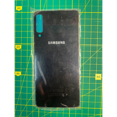 Задня кришка Samsung A750 Galaxy A7 (2018), колір чорний