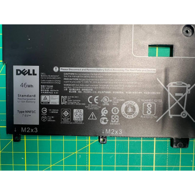 Оригінальна батарея для ноутбука DELL NNF1C (XPS 13 9365, P71G) 7.6V 5940mAh 46Wh Black (HMPFH) Б/В Оригінальна батарея для ноутбука DELL NNF1C (XPS 13 9365, P71G) 7.6V 5940mAh 46Wh Black (HMPFH) Б/В