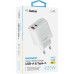 Мережевий зарядний пристрій Gelius Radiance GP-HC058 (1Type-C+ 1USB-A) 25