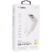 Мережевий зарядний пристрій Gelius Merge GP-HC060 GAN USB+Type-C 35W (QC/PD/PPS) White