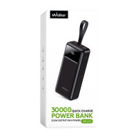 Power Bank WALKER WB-630 30000mAh black Power Bank WALKER WB-630 30000mAh black