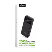 Power Bank WALKER WB-620 20000mAh black Power Bank WALKER WB-620 20000mAh black