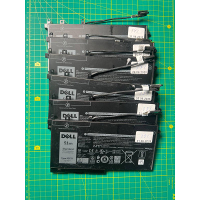 Батарея Dell Type 93FTF (11.4V, 51Wh) б/в — сумісна з Latitude E5280, E5480, E5580, 5490, 5590, Precision 3520, 3530