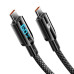 Кабель USB Gelius Screen GP-UCN007 Type-C to Type-C (1.2m) (60W) Black