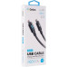Кабель USB Gelius Screen GP-UCN007 Type-C to Type-C (1.2m) (60W) Black Кабель USB Gelius Screen GP-UCN007 Type-C to Type-C (1.2m) (60W) Black