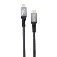 Кабель USB WALKER C995 240W Thunderbolt4 Type-C to Type-C black Кабель USB WALKER C995 240W Thunderbolt4 Type-C to Type-C black