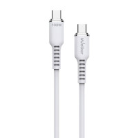 Кабель USB WALKER C795 Type-C to Type-C 100W white
