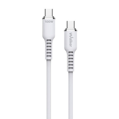 Кабель USB WALKER C795 Type-C to Type-C 100W white