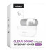 Навушники Bluetooth WALKER WTS-39 ENC white