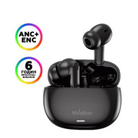 Навушники Bluetooth WALKER WTS-67 ANC+ENC black