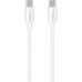 Кабель USB Gelius iCable GP-UCN010 Type-C to Type-C (1,2 м) (60W) Білий