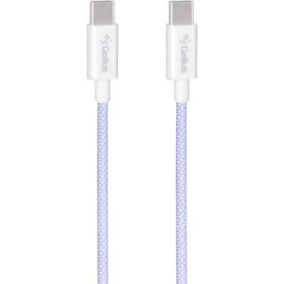 Кабель USB Gelius iCable GP-UCN010 Type-C to Type-C (1,2 м) (60W) Фіолетовий