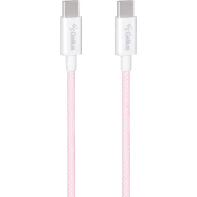 Кабель USB Gelius iCable GP-UCN010 Type-C to Type-C (1,2 м) (60W) Рожевий Кабель USB Gelius iCable GP-UCN010 Type-C to Type-C (1,2 м) (60W) Рожевий