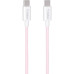 Кабель USB Gelius iCable GP-UCN010 Type-C to Type-C (1,2 м) (60W) Рожевий Кабель USB Gelius iCable GP-UCN010 Type-C to Type-C (1,2 м) (60W) Рожевий