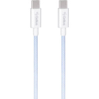 Кабель USB Gelius iCable GP-UCN010 Type-C to Type-C (1,2 м) (60W) Светло-синий Кабель USB Gelius iCable GP-UCN010 Type-C to Type-C (1,2 м) (60W) Светло-синий