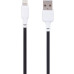 Кабель USB Gelius Full Silicon GP-UCN001L USB-A to Lightning (1.2m) (18W) Black/White
