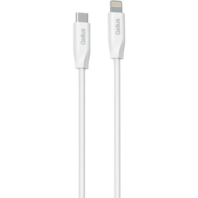 Кабель USB Gelius One GP-UCN013 Type-C to Lightning 3A 27W (1m) White