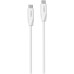 Кабель USB Gelius One GP-UCN012 Type-C to Type-C 3A 60W (1m) White