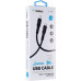 Кабель USB Gelius Lumin Lamp GP-UC100 Type-C to Lightning (2m) (30W) Black