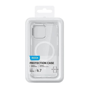 Чохол Rock Crystal Series TPU з Magsafe для iPhone 16 Pro Чохол Rock Crystal Series TPU з Magsafe для iPhone 16 Pro