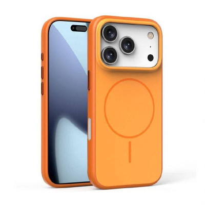 Чохол Soft Matte з MagSafe для Apple iPhone 17 Pro Max orange