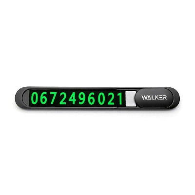 Автовізитка WALKER AV-070 dark grey Автовізитка WALKER AV-070 dark grey