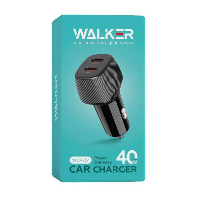 Бездротовий аудіо ресивер WALKER BTA-710 Car Receiver to AUX 3.5мм Bluetooth grey
