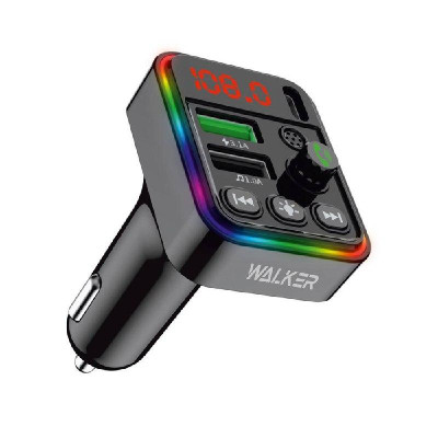 FM-трансмітер WALKER WAFM-520 black FM-трансмітер WALKER WAFM-520 black