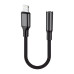 Аудіо-перехідник WALKER WA-030 Lightning to AUX 3.5мм black