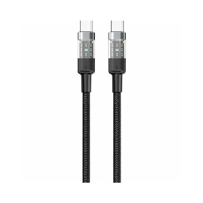 Кабель USB Gelius Fusion GP-UCN003 (Incredible series) Type-C/Type-C (1.25m) (60W) Black