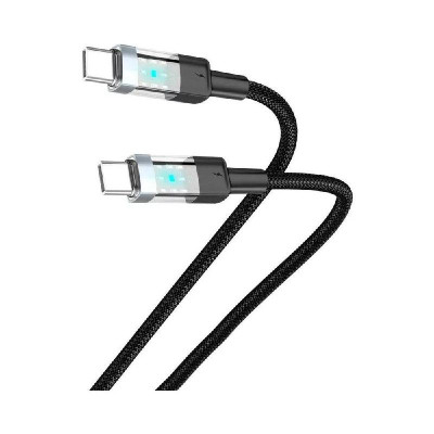 Кабель USB Gelius Fusion GP-UCN003 (Incredible series) Type-C/Type-C (1.25m) (60W) Black Кабель USB Gelius Fusion GP-UCN003 (Incredible series) Type-C/Type-C (1.25m) (60W) Black