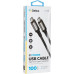 Кабель USB Gelius G-Power GP-UC108 Type-C на Type-C (2 м) (100 Вт) Чорний Кабель USB Gelius G-Power GP-UC108 Type-C на Type-C (2 м) (100 Вт) Чорний