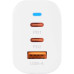 Мережевий зарядний пристрій Gelius Elevaro GP-HC065 65W USB+2Type-C (QC/PD/PPS) White Мережевий зарядний пристрій Gelius Elevaro GP-HC065 65W USB+2Type-C (QC/PD/PPS) White