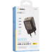 Мережевий зарядний пристрій Gelius Genesis GP-HC055 USB+Type-C 30W GaN (Incredible series) Transparent Black Мережевий зарядний пристрій Gelius Genesis GP-HC055 USB+Type-C 30W GaN (Incredible series) Transparent Black