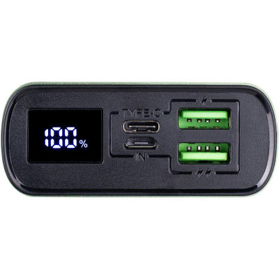 Повербанк Gelius Lightstone GP-PB300i 20000mAh QC+PD 22.5W Green Повербанк Gelius Lightstone GP-PB300i 20000mAh QC+PD 22.5W Green