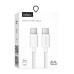 Кабель USB WALKER C860 Type-C to Type-C 65W 2м white Кабель USB WALKER C860 Type-C to Type-C 65W 2м white