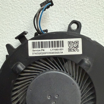 Вентилятор кулер для ноутбука HP Pavilion Gaming 15Z-EC 15-EC 16-A 16T-A, (L77560-001), БВ Вентилятор кулер для ноутбука HP Pavilion Gaming 15Z-EC 15-EC 16-A 16T-A, (L77560-001), БВ