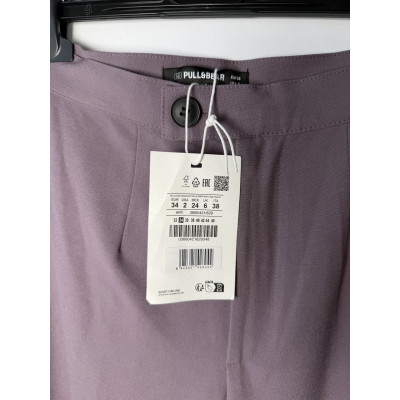 Штани PULL&BEAR, розмір 34 Колір - бузковий Штани PULL&BEAR, розмір 34 Колір - бузковий