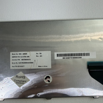 Клавіатура Acer Aspire 3810T, б/в Клавіатура Acer Aspire 3810T, б/в