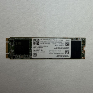 Накопичувач SSD Intel M.2 SATA 256gb SSDSCKKF256H6, б/в Накопичувач SSD Intel M.2 SATA 256gb SSDSCKKF256H6, б/в